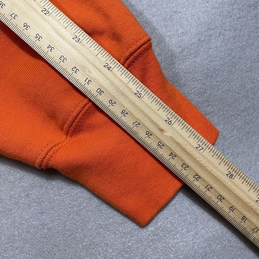 Vintage University of Maryland Terrapins Hoodie Men M Hooded Orange Steve Barry - Picture 9 of 10